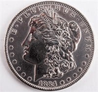 Coin 1884-O Morgan Silver Dollar Unc. *