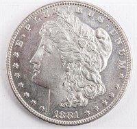 Coin 1881-O Morgan Silver Dollar Unc.