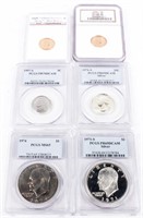 Coin 6 U.S. Certified Type Coins Ike $ ++
