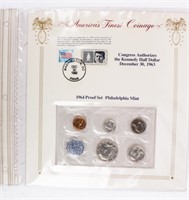 Coin 1964 United States Proof Set in Display