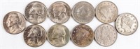 Coin 5 B.U. Liberty Nickels & 5 B.U. 1950-D 5¢