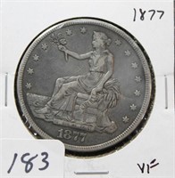 1877 SILVER TRADE DOLLAR