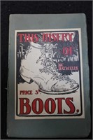 "THE MISERY OF BOOTS" BY H.G. WELLS COPYRIGHT: