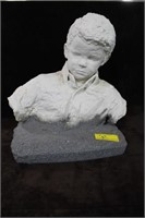 PLASTER BUST OF A CHILD