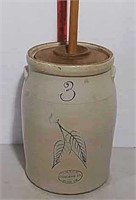 3 Gallon Red Wing butter churn