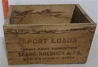Sears-Roebuck ammo crate