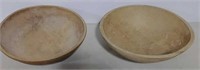 Large wooden bowls