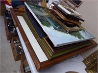 Lot w/ misc. pictures & frames