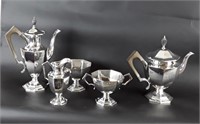 STERLING SILVER COFFEE AND TEA SERVICE