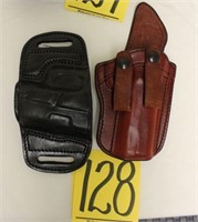 2 leather Holsters