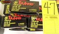 13 boxes of 40 rounds 7.62x39mm Tul Ammo