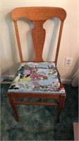 Nice Antique T Back Chair