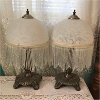 Pair Of Metal Lamps