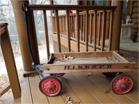 Vintage Hibbard Wooden Wagon