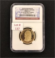 2008-S J. Q. Adams $1 Coin