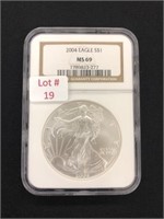 2004 American $1 Silver Eagle