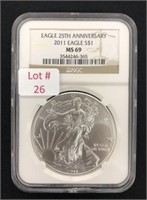 2011 American $1 Silver Eagle
