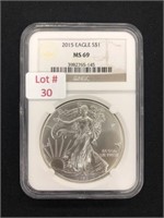 2015 American $1 Silver Eagle