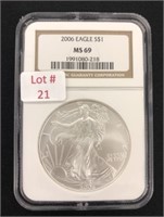 2006 American $1 Silver Eagle