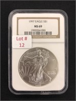 1997 American $1 Silver Eagle