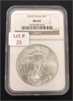 2010 American $1 Silver Eagle