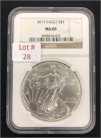 2013 American $1 Silver Eagle