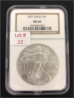 2007 American $1 Silver Eagle