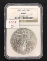 2009 American $1 Silver Eagle
