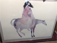 Carol Grigg stylized horse print -very collectible