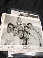 Six pictures of Bill Haley and his comets