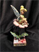 Licensed Disney, Tinker Bell carved wood 8 inches