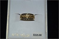 10 kt Gold Rope Ring Size 7