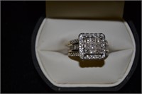 10Kt Gold Diamond Engagment Ring 2 CTTW IJ I3