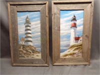 2 Wall Decor pictures of Lighthouses