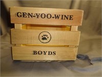 Boyds Collection Wooden Crate