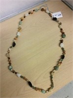 31 in. mixed gemstone necklace