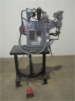 Spot Welder on Hydraulic Lift Table-