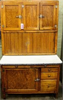 Furniture Vintage Hoosier Kitchen Cabinet