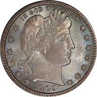 25C 1909-S PCGS MS67 CAC