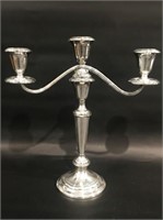 TALL STERLING SILVER CANDLE OPERA BY GORHAM