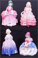 Four Royal Doulton figurines including