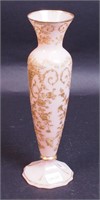 A Cambridge Crown Tuscan gold encrusted vase,