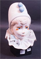 A 10" high porcelain bust of a child