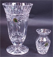 A Waterford Society primrose vase, 8 1/2" high,