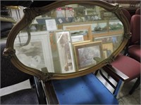 Beautiful Ornate Oval Mirror
