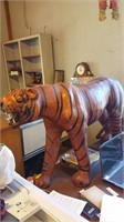 33"x50" leather clad tiger made in India