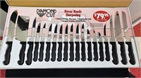 Diamond Cut Surgical Stainless Knife Set NEW