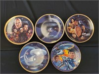 5 Star Trek & ST Next Gen Collectector Plates