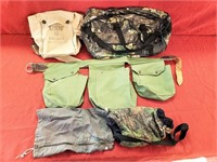 5 Hunting Shell or Accessory Bags & Handwarmers