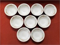 9 Noritake China Versatone Bowls "Verse" Japan